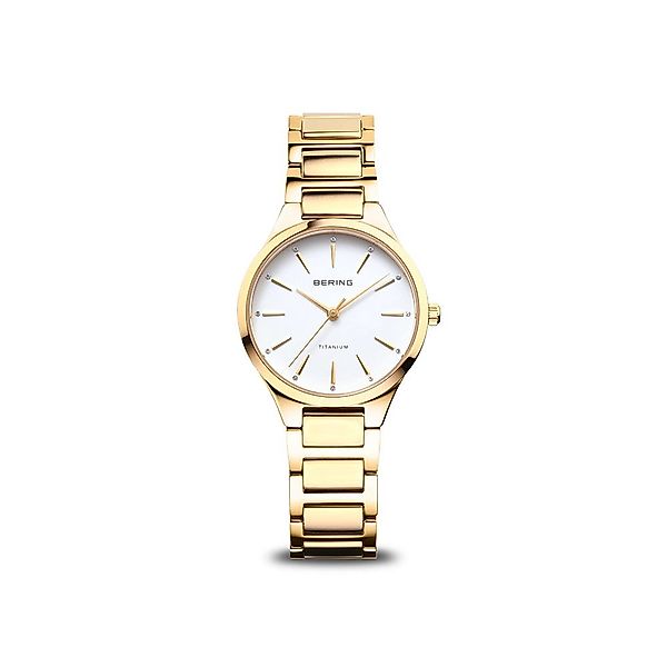 Bering Quarzuhr Bering Titanium gold glänzend günstig online kaufen