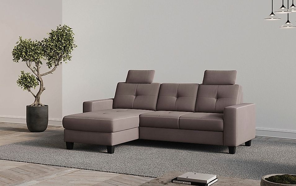 Places of Style Ecksofa "Varese", wahlweise mit Bettfunktion und Bettkasten günstig online kaufen