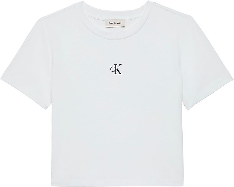 Calvin Klein Jeans T-Shirt LOGO CROPPED TEE Regular fit mit Rundhalsausschn günstig online kaufen