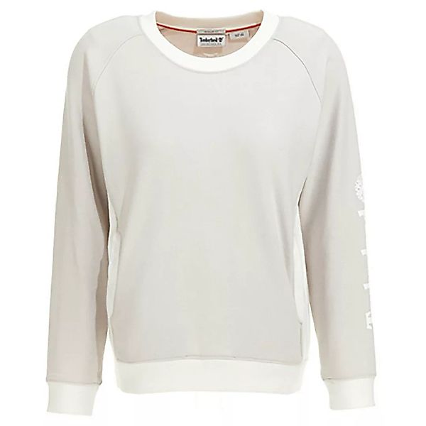 Timberland Linear Logo On Sleeve Sweatshirt S White Sand günstig online kaufen