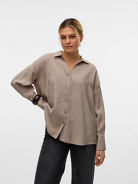 Vero Moda Blusenshirt Legere Hemdbluse Oversized Seidig VMQUEENY VMQUEENY L günstig online kaufen