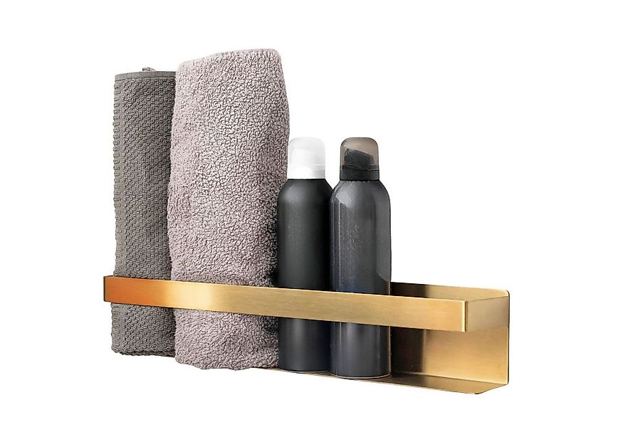 ELMOWO Handtuchregal ohne Bohren für 5 Handtücher - Edelstahl Regal hängend günstig online kaufen