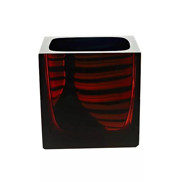 Vase Art Queen 15 cm, Schwarz/Gelb/Blau/Orange, aus Glas günstig online kaufen