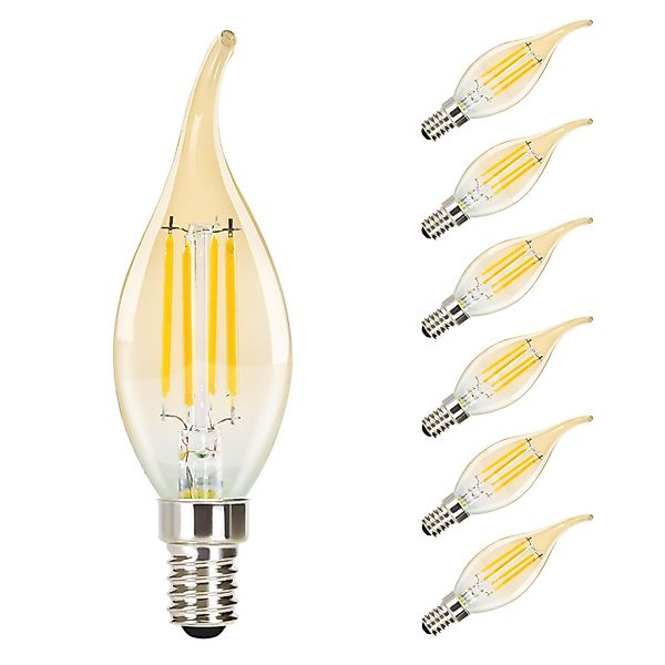ZMH LED-Leuchtmittel 6X Glühbirne E14 4W günstig online kaufen
