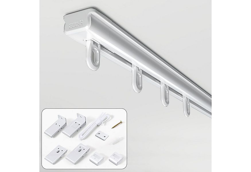 Sekey Gardinenstange Gardinenschiene Ausziehbar Alu-Vorhangschiene Maßgesch günstig online kaufen