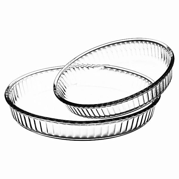 Küchenschüsseln-set Durchsichtig Borosilikatglas (2 Stücke) günstig online kaufen