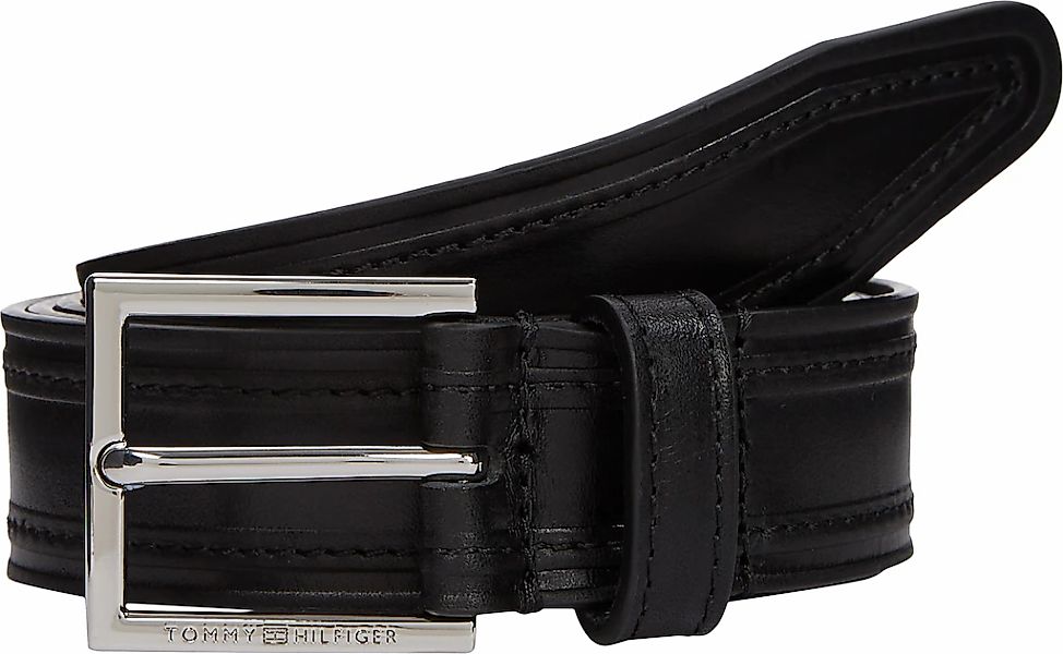Tommy Hilfiger Ledergürtel "HUDSON EMBOSS LEATHER 3.0 cm breit" Größenverst günstig online kaufen