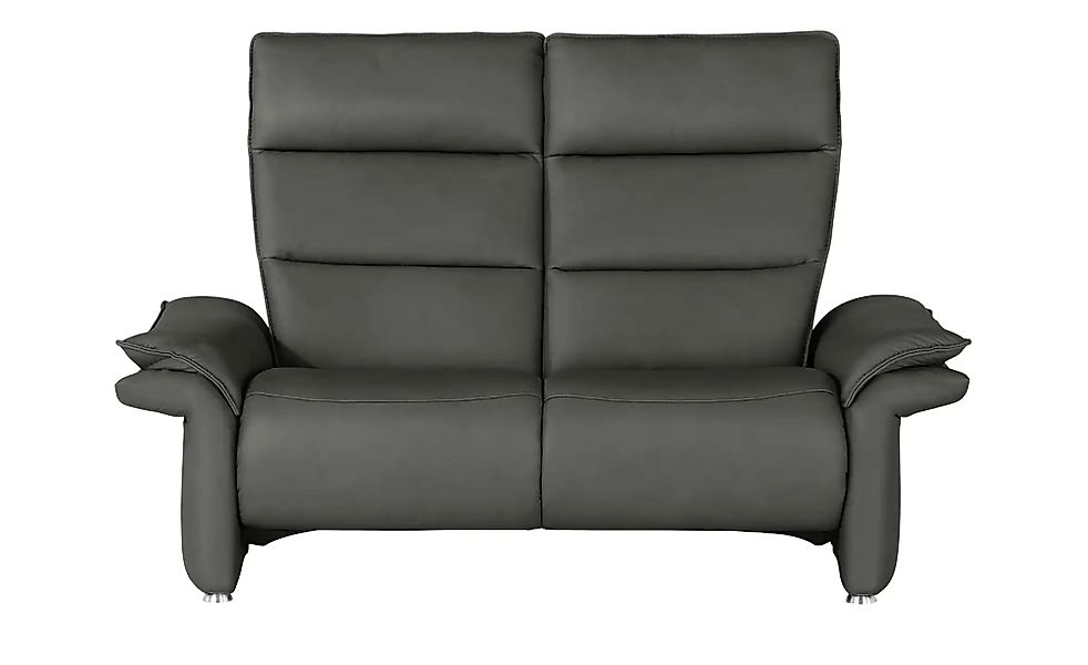 Hukla Ledersofa  Corvina ¦ grau ¦ Maße (cm): B: 154 H: 109 T: 90.0 Polsterm günstig online kaufen