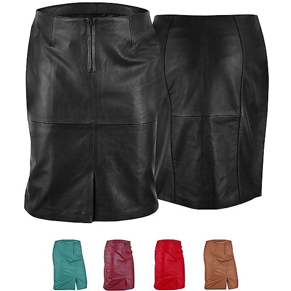 German Wear Lederrock Trend452R Midi Trendiger günstig online kaufen