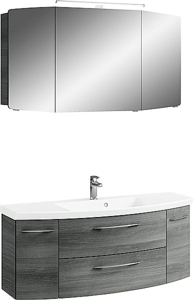 Saphir Badmöbel-Set »Cassca Sprint 2-teilig Mineralmarmor-Waschtisch mit LE günstig online kaufen