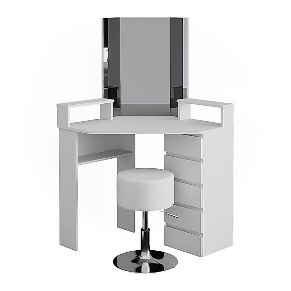 Vicco Schminktisch Tilda, Weiß, 113.3 cm günstig online kaufen