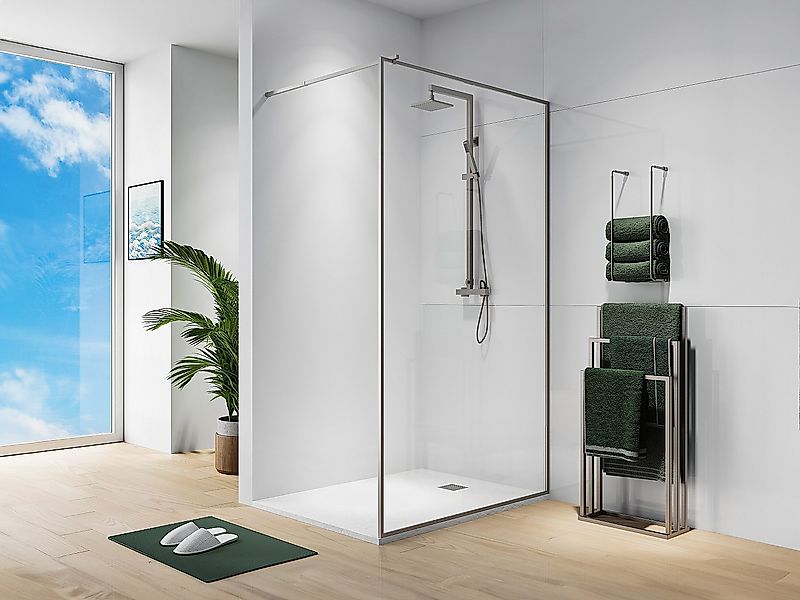 [NEW VERSION]Duschtrennwand Seitenwand italienische Dusche - 120 x 200 cm - günstig online kaufen