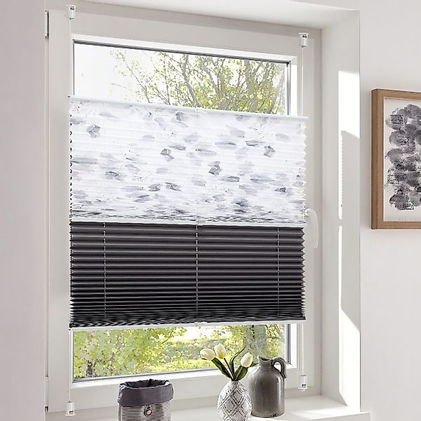 Sekey Doppelplissee Plissee Doppelplissee Day+Night Verdunkelung ohne Bohre günstig online kaufen