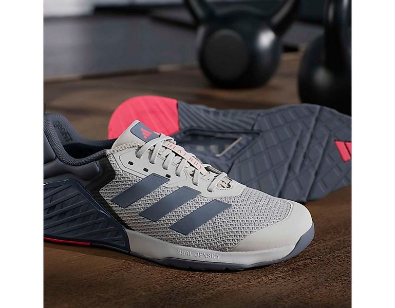 adidas Performance Dropset 3 Trainer grau/schwarz/rot Herren Fitnessschuh günstig online kaufen