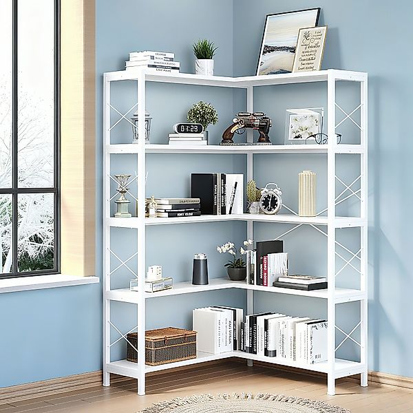 Wildhome Bücherregal 5-Regal Etagere mit Metallrahmen, günstig online kaufen