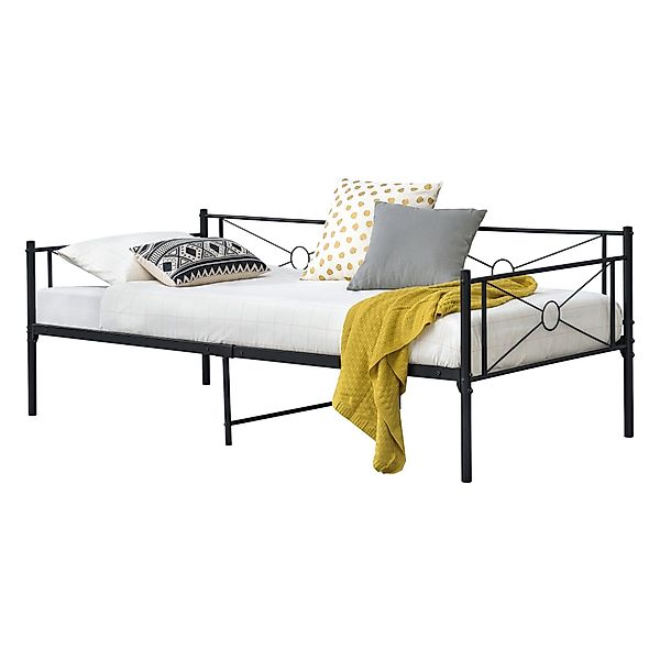 en.casa Metallbett, »Alvesta« Einzelbett 90x200cm aus günstig online kaufen