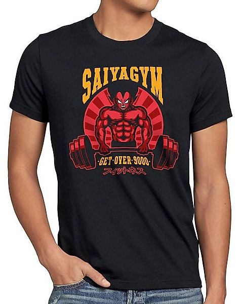 Print-Shirt Herren T-Shirt Saiya Gym 9000 songoku roshi ball z roshi dragon günstig online kaufen