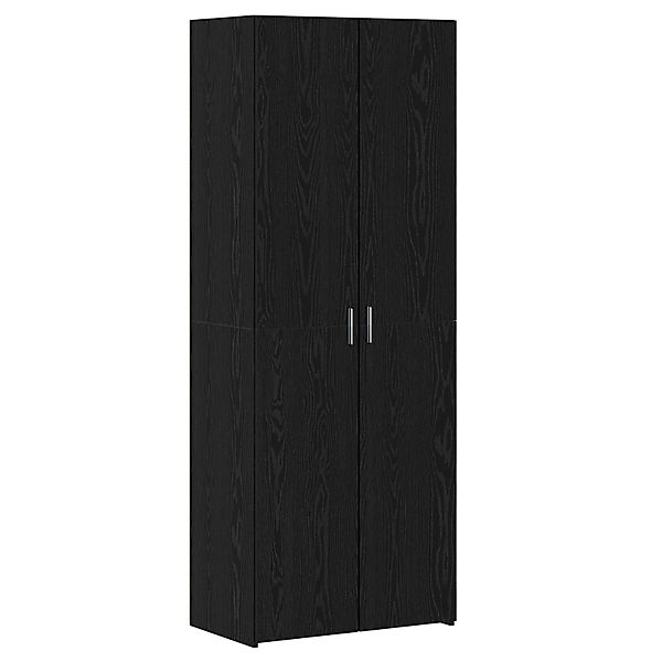 vidaXL Highboard Highboard Schwarz Eiche 70x42.5x185 günstig online kaufen