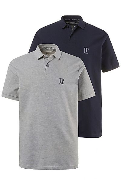 JP1880 Poloshirt bis 7XL Poloshirts 2er-Pack Piqué Seitenschlitze (2-tlg) günstig online kaufen