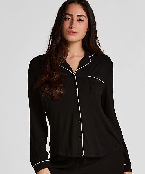 Hunkemöller Pyjama "Essential Jersey Long-Sleeved Jacket" günstig online kaufen