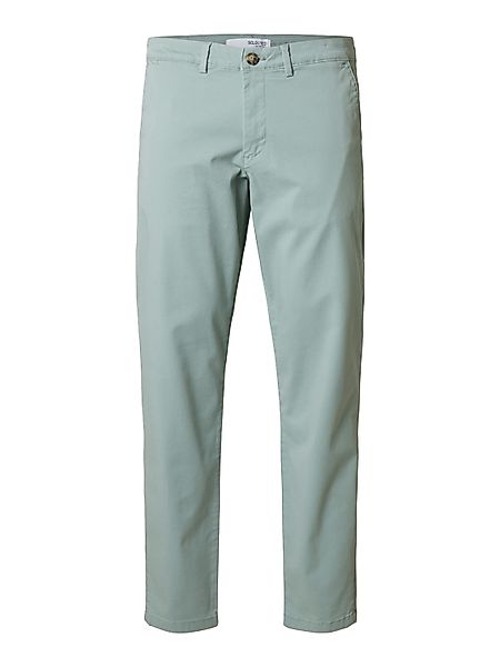 Selected Homme Herren Chino Hose SLHSLIM-NEW MILES - Slim Fit Blau Grau Grü günstig online kaufen