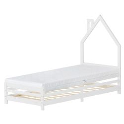 ML-DESIGN Spielbett Hausbett Holzbett mit Lattenrost günstig online kaufen