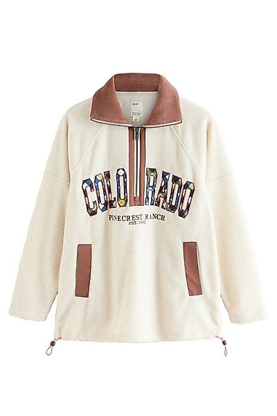 Next Fleecejacke Fleece mit halben Reißverschluss (1-St) günstig online kaufen