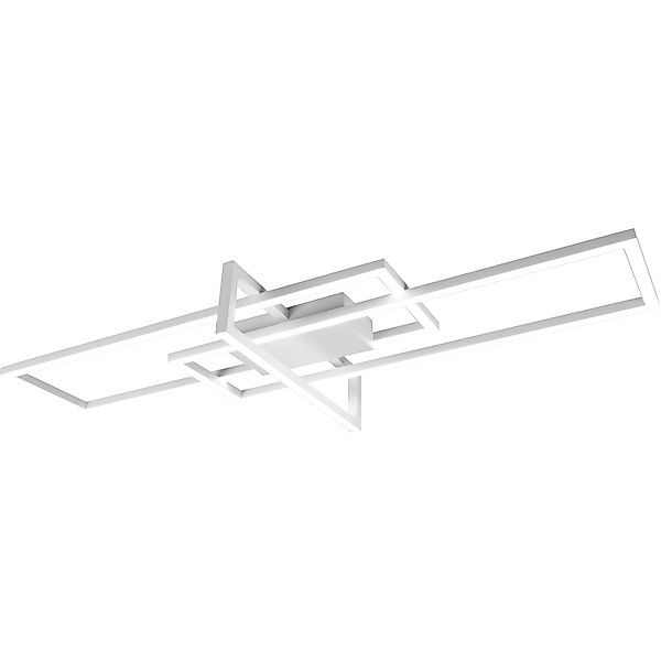 Trio LED Deckenleuchte Salinas Schwarz matt 115 mm x 1000 mm x 400 mm günstig online kaufen