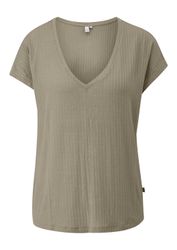 QS Kurzarmshirt T-Shirt Fließendes Oversize-Shirt mit günstig online kaufen