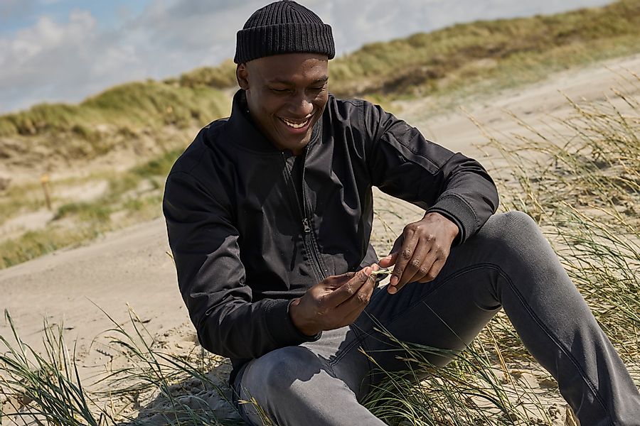Bruno Banani Bomberjacke Blouson mit Stehkragen, günstig online kaufen