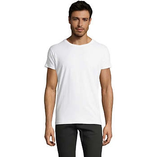 Sols  T-Shirt Camiseta IMPERIAL FIT color Blanco-100% algodón semi-peinado günstig online kaufen
