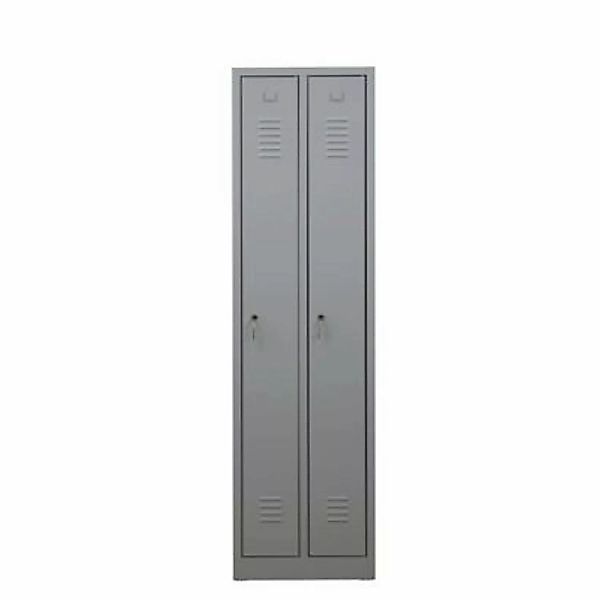 PROREGAL Garderobenspind Camel 2-Fächer HxBxT 180 x 50 x 50 cm Zylinderschl günstig online kaufen