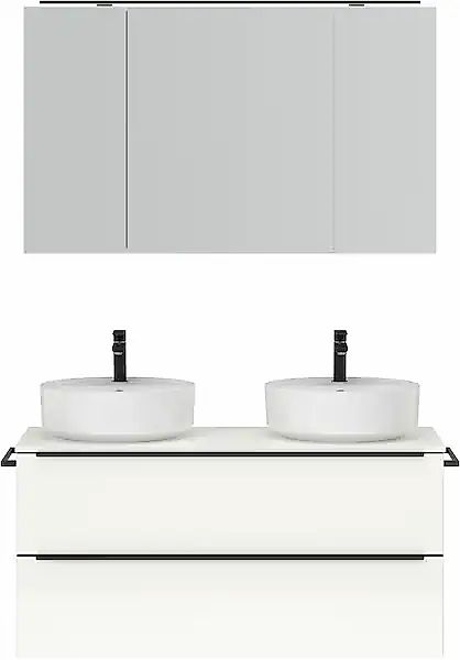 nobilia® Badmöbel-Set »Alvene« vormontiert, mit Soft-Close, 2 Stk. tlg. günstig online kaufen