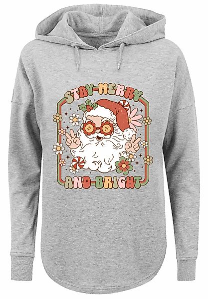 F4NT4STIC Kapuzenpullover "Stay Merry And Bright Hippie Santa" Premium Qual günstig online kaufen