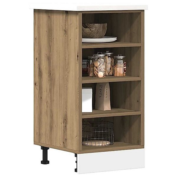 vidaXL Schrankmodule Unterschrank Artisan-Eiche 40x44,5x81,5 cm Holzwerksto günstig online kaufen