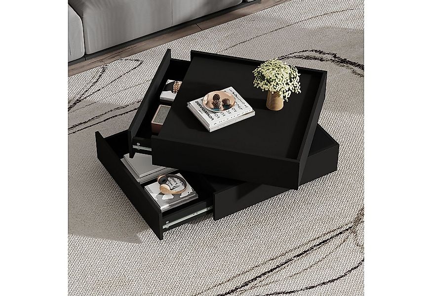 STILVORA Couchtisch Wohnzimmertsich mit drehbare Tischplatte,Sofatisch mit günstig online kaufen