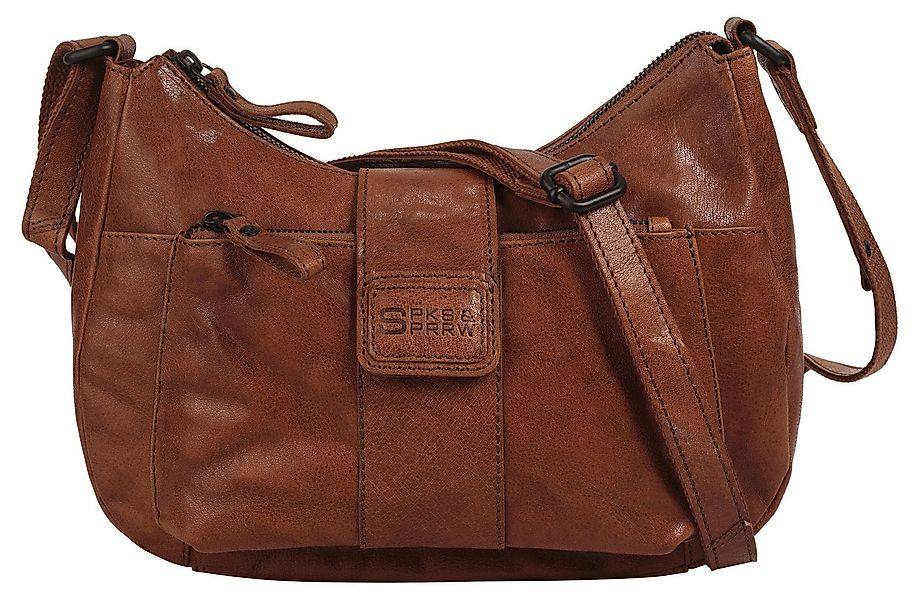 Spikes & Sparrow Umhängetasche, echt Leder günstig online kaufen
