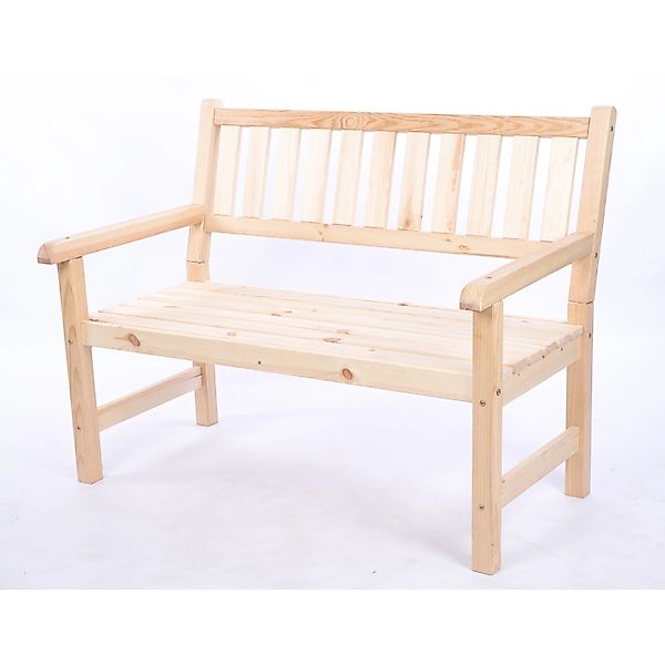 PROREGAL Gartenbank Grana HxBxT 90x154x70cm Inkl. Planenabdeckung Natur günstig online kaufen
