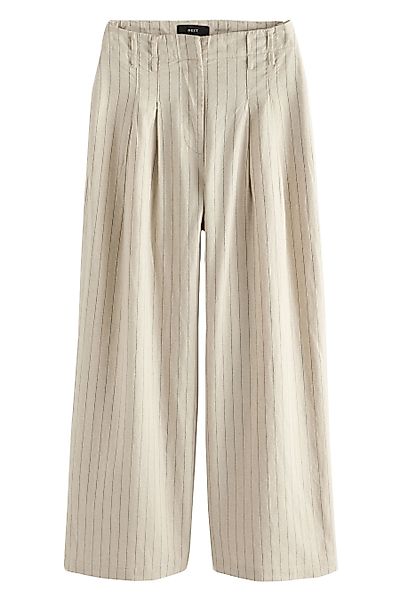 Next Leinenhose Superbreit gestreifte Hose aus günstig online kaufen
