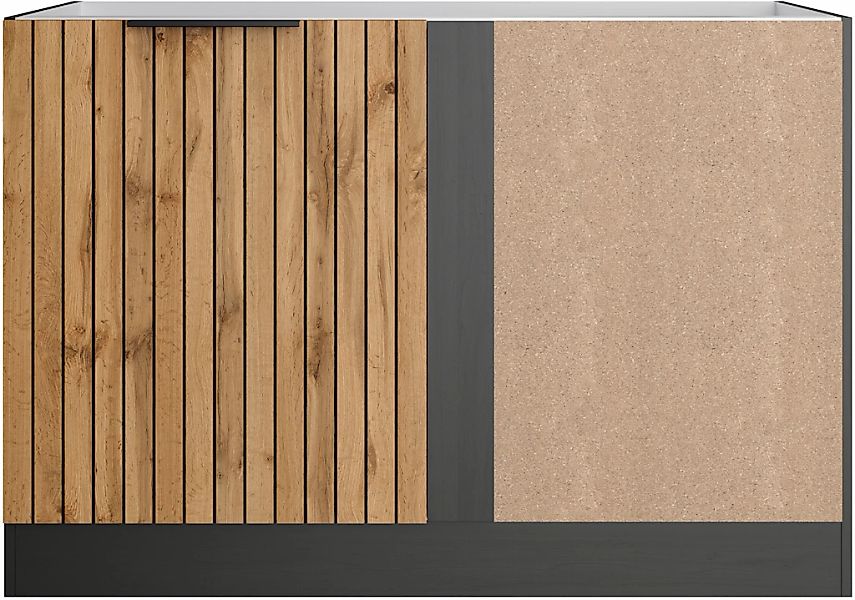 KOCHSTATION Eckunterschrank "KS-Lagos", Breite 120 cm, 1 Tür günstig online kaufen