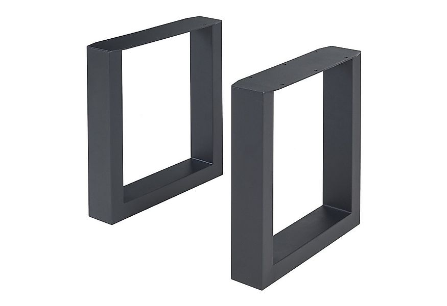 en.casa Tischgestell (2er Set), »Makers« 43x40 cm Stahl für Beistelltisch C günstig online kaufen