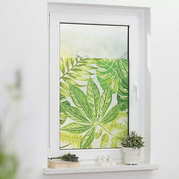LICHTBLICK Fensterfolie Blätter grün B/L: ca. 100x130 cm günstig online kaufen