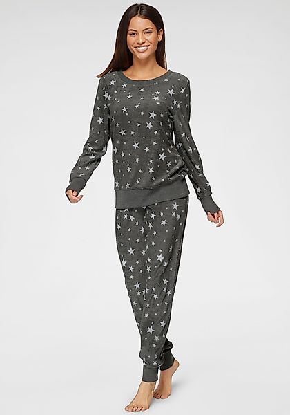 Vivance Dreams Pyjama, (2 tlg.), mit Alloverdruck günstig online kaufen