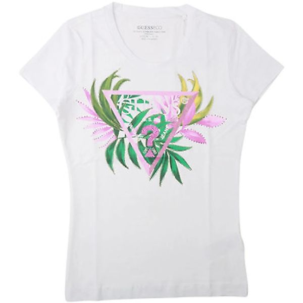 Guess  T-Shirt T-shirt triangulaire à feuilles femme günstig online kaufen