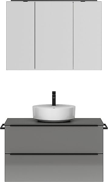 nobilia Badmöbel-Set "Alvene", (2 St., vormontiert, mit Soft-Close), inkl. günstig online kaufen