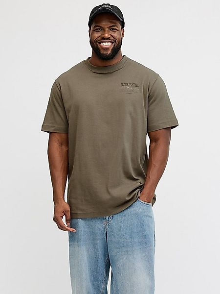 Jack & Jones PlusSize T-Shirt JJEURBAN EDGE STUDIO TEE SS SN PLS mit Logobr günstig online kaufen