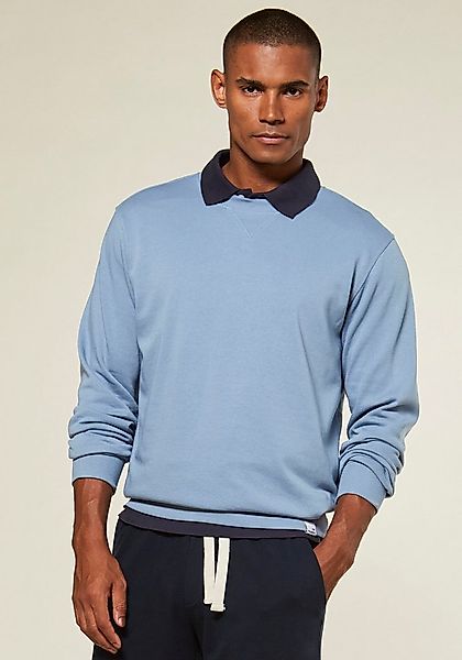 KangaROOS Sweatshirt "mit Rundhalsausschnitt", mit coolem Rippeinsatz am Au günstig online kaufen