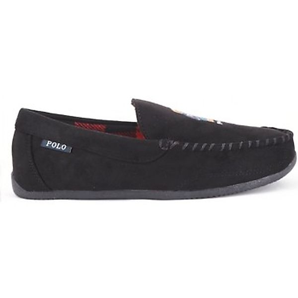 Polo Ralph Lauren  Sneaker Declan Bear Mokassin Hausschuhe Schwarz günstig online kaufen