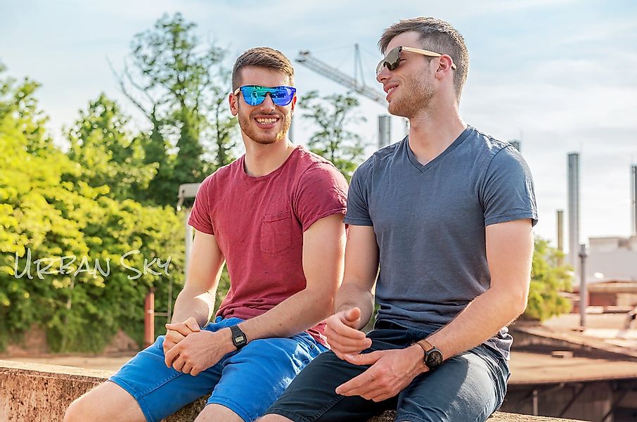 UrbanSky Sonnenbrille Shield Sonnenbrillen Doppelpack „Greg“ günstig online kaufen