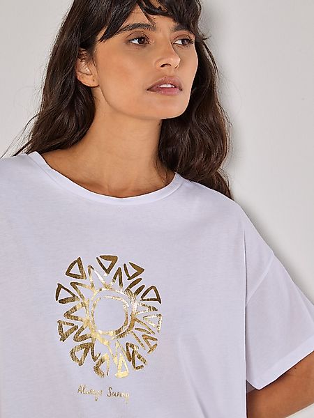 Apricot T-Shirt Immer sonnig T-Shirt, mit günstig online kaufen